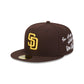 San Diego Padres Team Verbiage 59FIFTY Fitted Hat