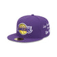 Los Angeles Lakers Team Verbiage 59FIFTY Fitted Hat