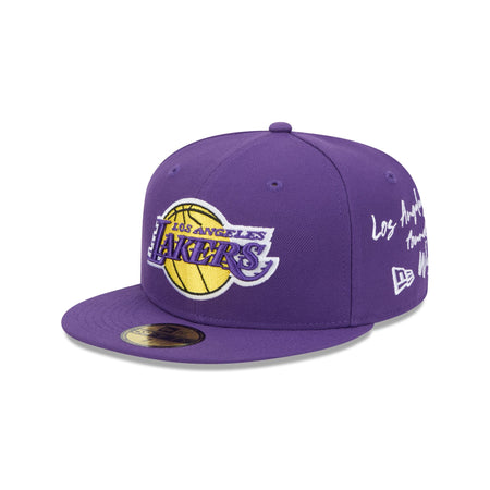 Los Angeles Lakers Team Verbiage 59FIFTY Fitted Hat