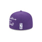 Los Angeles Lakers Team Verbiage 59FIFTY Fitted Hat