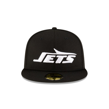 New York Jets Basic Black 59FIFTY Fitted Hat