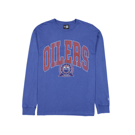 Edmonton Oilers Oversized Essentials Long Sleeve T-Shirt