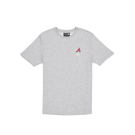 Atlanta Braves Logo Essentials Gray T-Shirt