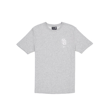San Diego Padres Logo Essentials Tonal Gray T-Shirt