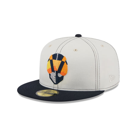 Las Vegas Aviators Sandy Linen 59FIFTY Fitted Hat