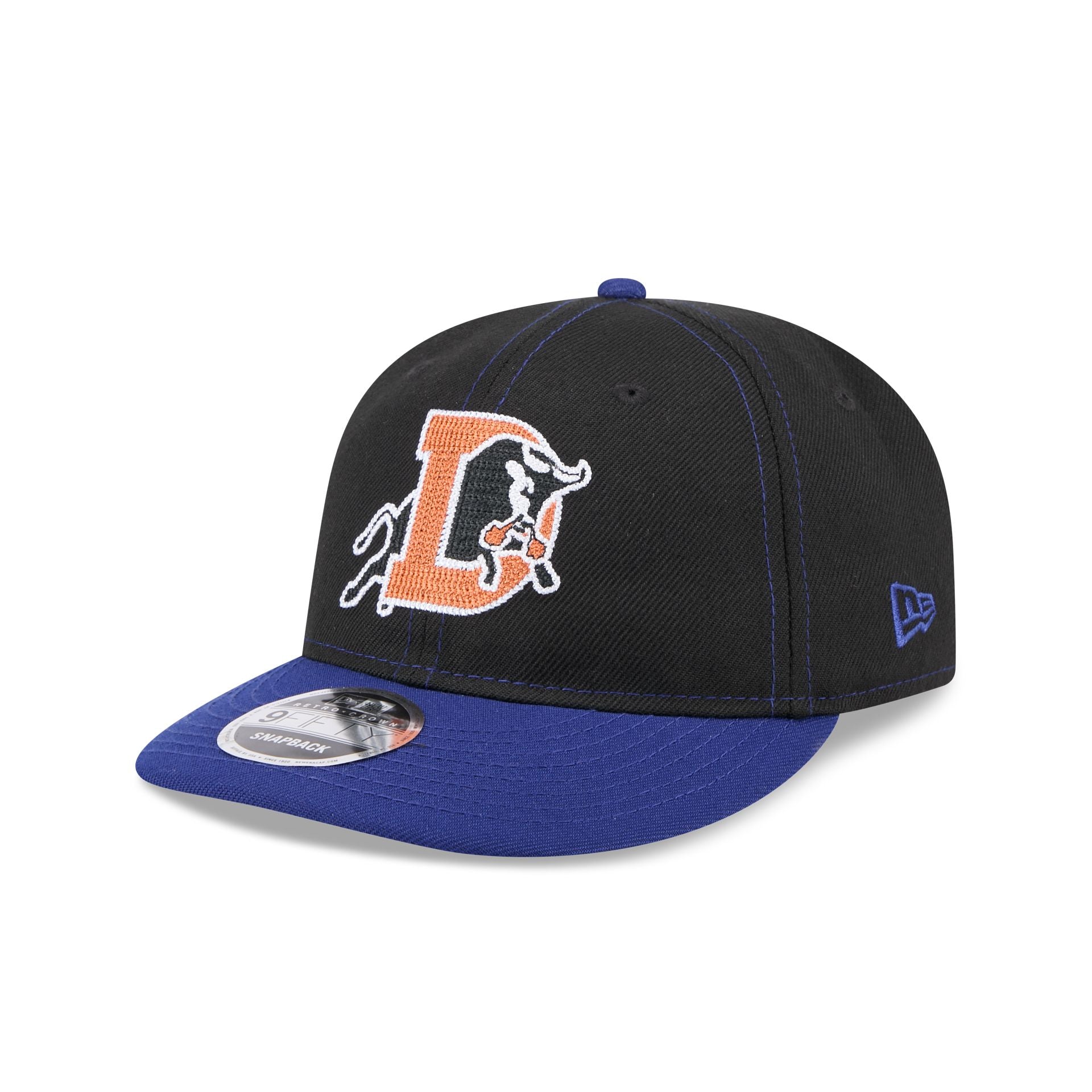 Durham Bulls Thunder Crown Retro Crown 9FIFTY Snapback Hat New Era Cap