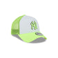 New York Yankees Hi Vis Doodle 9FORTY A-Frame Trucker Hat