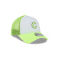 Chicago Cubs Hi Vis Doodle 9FORTY A-Frame Trucker Hat