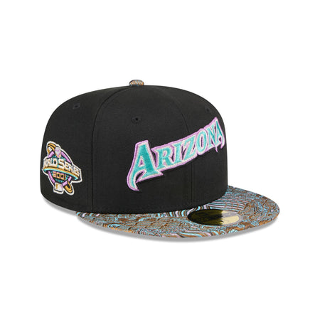 Just Caps Jacquard Visor Arizona Diamondbacks 59FIFTY Fitted Hat