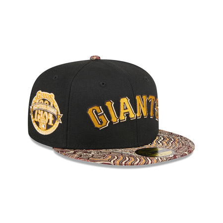 Just Caps Jacquard Visor San Francisco Giants 59FIFTY Fitted Hat