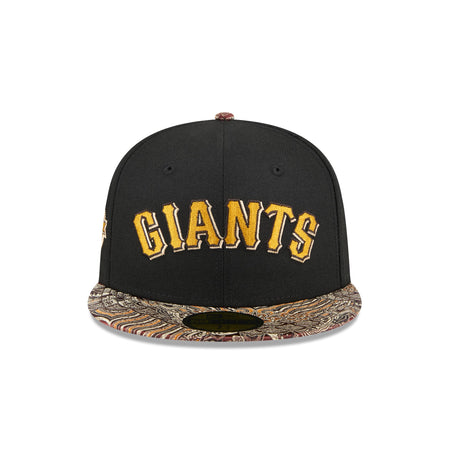 Just Caps Jacquard Visor San Francisco Giants 59FIFTY Fitted Hat