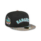 Just Caps Jacquard Visor Texas Rangers 59FIFTY Fitted Hat