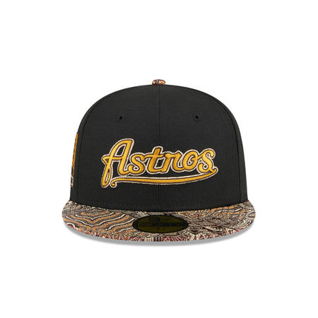 Just Caps Jacquard Visor Houston Astros 59FIFTY Fitted Hat