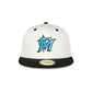 Miami Marlins Mascot Pin 59FIFTY Fitted Hat