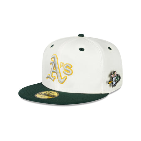 Oakland Athletics Mascot Pin 59FIFTY Fitted Hat