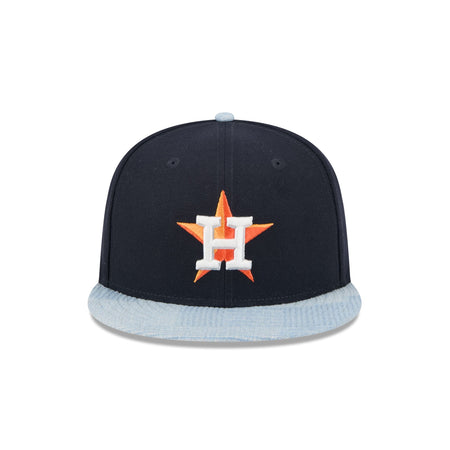 Houston Astros Patch Denim 59FIFTY Fitted Hat