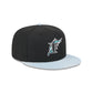 Miami Marlins Patch Denim 59FIFTY Fitted Hat