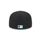 Miami Marlins Patch Denim 59FIFTY Fitted Hat