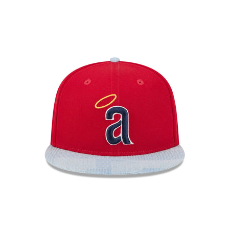 Los Angeles Angels Patch Denim 59FIFTY Fitted Hat