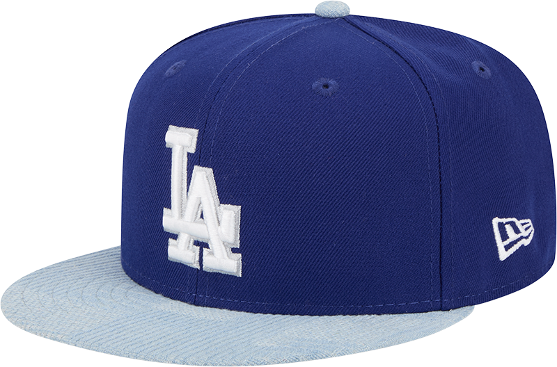 Los Angeles Dodgers Patch Denim 59FIFTY Fitted Hat