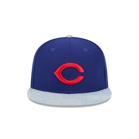 Chicago Cubs Patch Denim 59FIFTY Fitted Hat