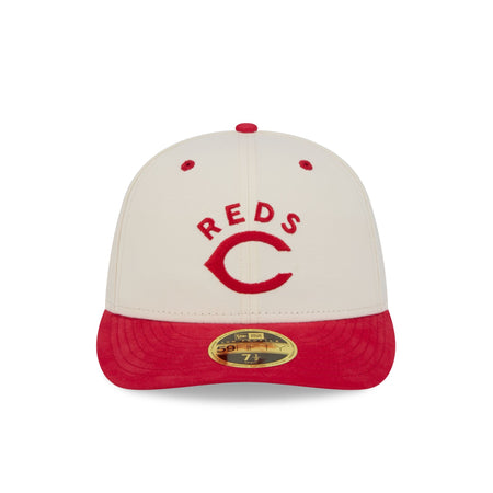 Cincinnati Reds Vintage Stack Low Profile 59FIFTY Fitted Hat