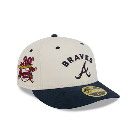 Atlanta Braves Vintage Stack Low Profile 59FIFTY Fitted Hat