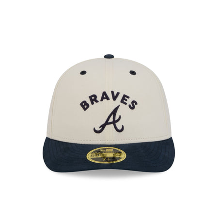 Atlanta Braves Vintage Stack Low Profile 59FIFTY Fitted Hat