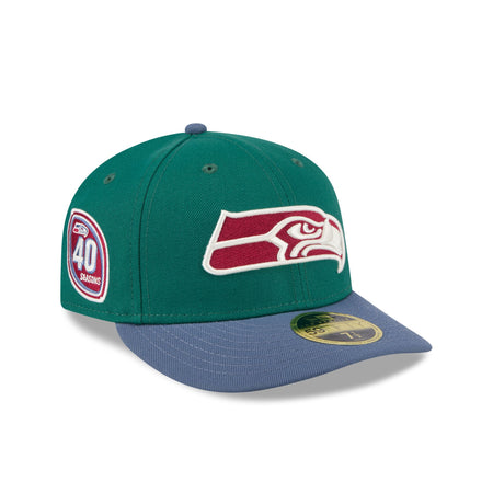 Seattle Seahawks Green Gemstone Low Profile 59FIFTY Fitted