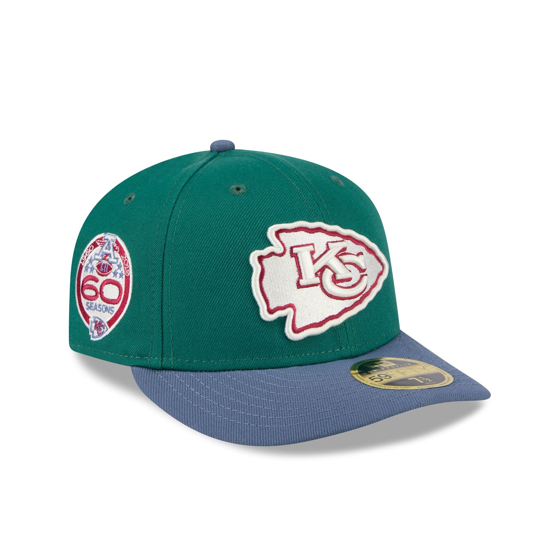 Kansas City Chiefs Green Gemstone Low Profile 59FIFTY Fitted Hat – New ...