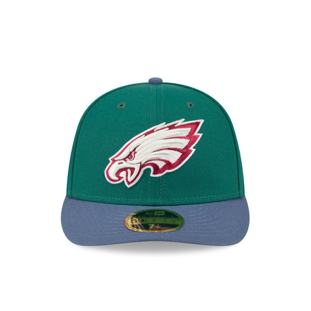 Philadelphia Eagles Green Gemstone Low Profile 59FIFTY Fitted