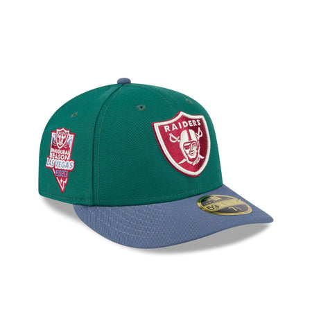 Las Vegas Raiders Green Gemstone Low Profile 59FIFTY Fitted