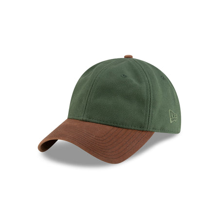 New Era Cap Heavy Twill Green 9TWENTY Adjustable Hat