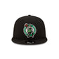 Boston Celtics Basic Black 9FIFTY Snapback Hat