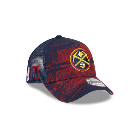 Denver Nuggets 2024 Tip-Off 9FORTY A-Frame Trucker Hat