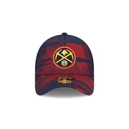 Denver Nuggets 2024 Tip-Off 9FORTY A-Frame Trucker Hat