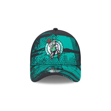 Boston Celtics 2024 Tip-Off 9FORTY A-Frame Trucker Hat