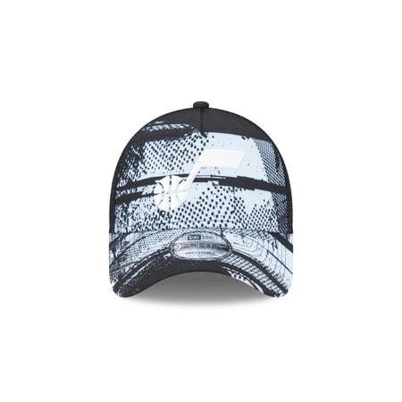 Utah Jazz 2024 Tip-Off 9FORTY A-Frame Trucker Hat