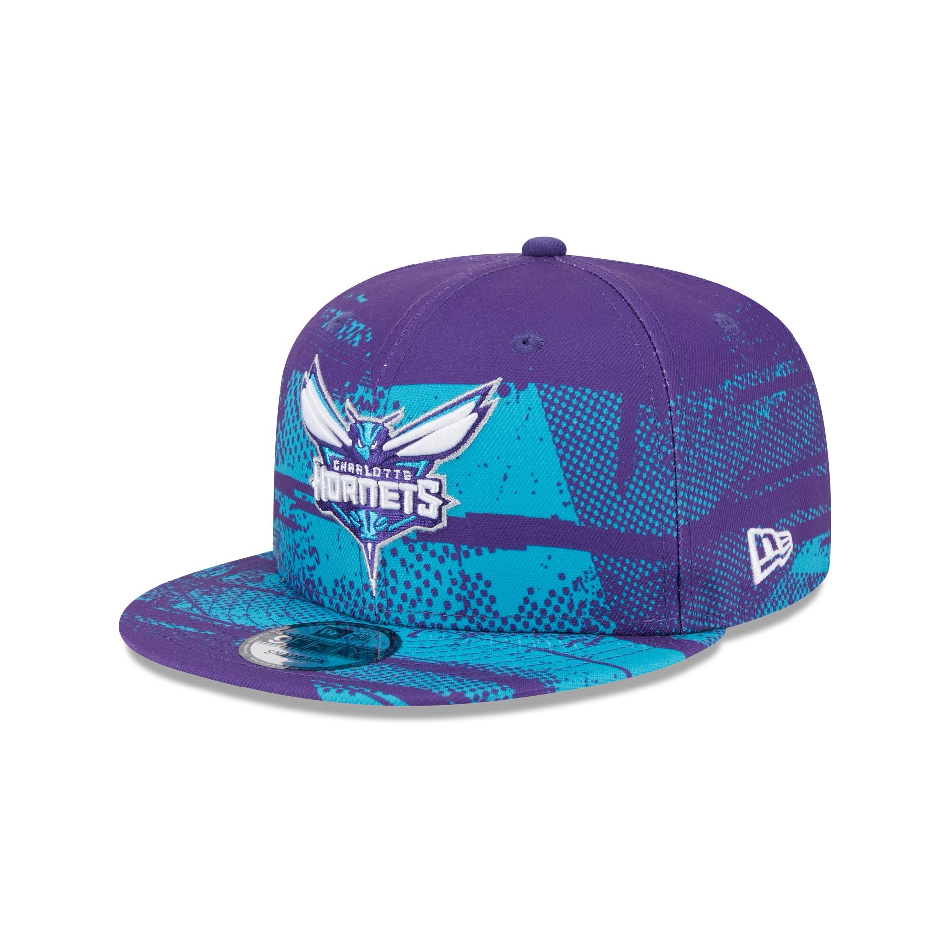 New Era Men s Purple Charlotte Hornets Tip Off 9FIFTY Snapback Hat