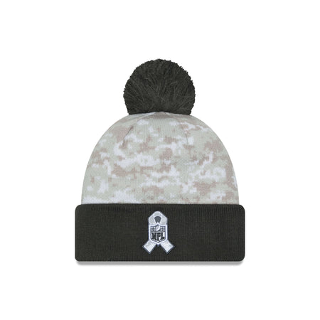 Atlanta Falcons 2024 Salute to Service Pom Knit Hat