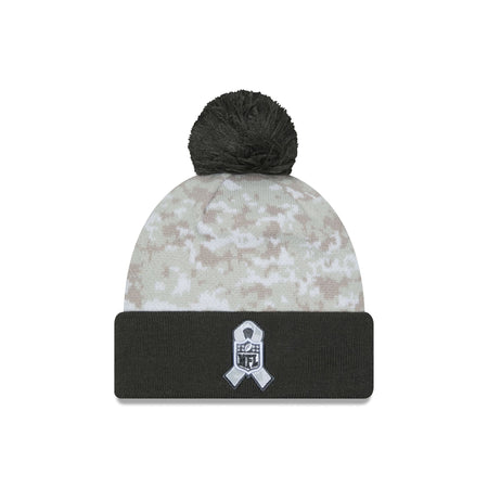 Arizona Cardinals 2024 Salute to Service Pom Knit Hat