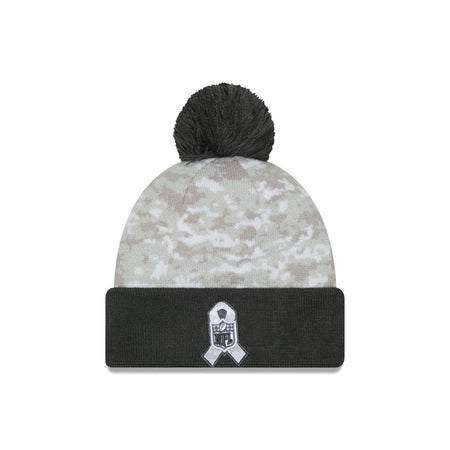 Buffalo Bills 2024 Salute to Service Pom Knit Hat