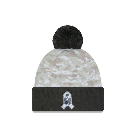 Cleveland Browns 2024 Salute to Service Pom Knit Hat