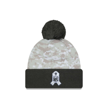 Indianapolis Colts 2024 Salute to Service Pom Knit Hat