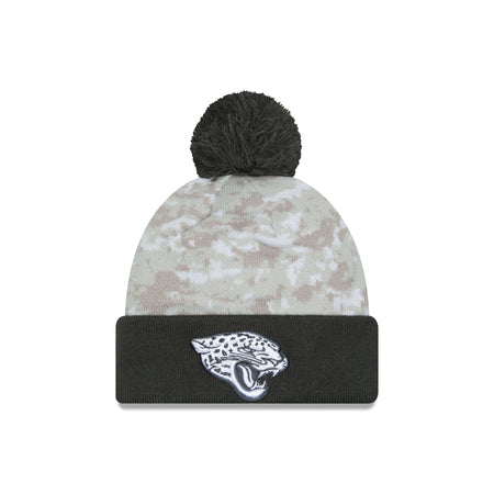 Jacksonville Jaguars 2024 Salute to Service Pom Knit Hat