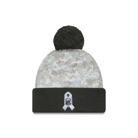 Jacksonville Jaguars 2024 Salute to Service Pom Knit Hat