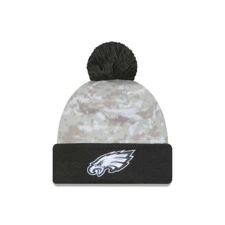 Philadelphia Eagles 2024 Salute to Service Pom Knit Hat