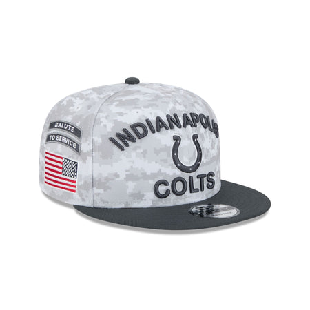 Indianapolis Colts 2024 Salute to Service 9FIFTY Snapback Hat