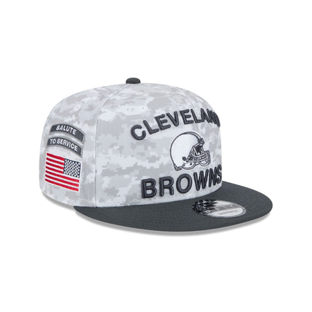 Cleveland Browns 2024 Salute to Service 9FIFTY Snapback Hat