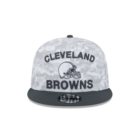 Cleveland Browns 2024 Salute to Service 9FIFTY Snapback Hat